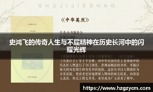 史鸿飞的传奇人生与不屈精神在历史长河中的闪耀光辉